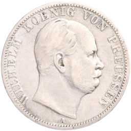 Монета 1 талер 1867 года А Пруссия