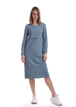 ПЛАТЬЕ ПЛ460 СИНЯЯ ПОЛЫНЬ - Assana фото 2