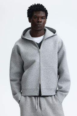 Chaqueta sudadera efecto neopreno Loose Fit - H&m фото 7