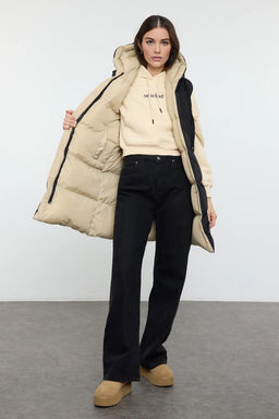 Trendyolmilla Siyah-Vizon Regular Yelek TWOAW25YE00109 фото 2