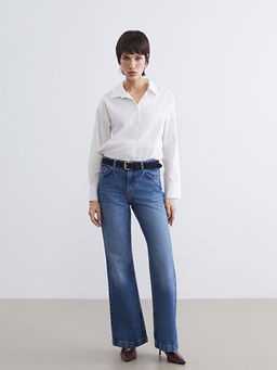 Flare Kad?n Jean Pantolon