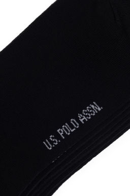 Erkek Siyah 3l_ Soket _orap Sepette S_rpriz _ndirim - U.s. polo assn фото 3