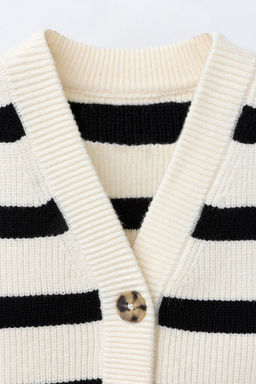 STRIPED KNIT VEST - Zara фото 3