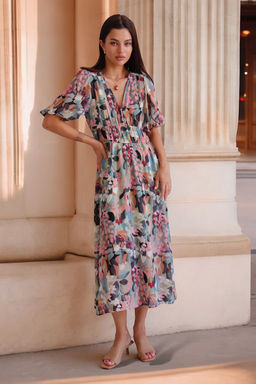 Martichelli Платье с цветочным принтом  фото 2