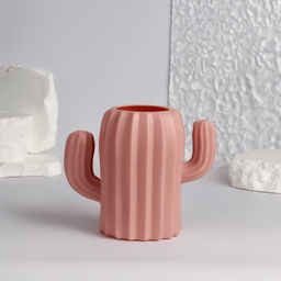 Подставка для хранения косметики «Кактус», 11.5×13×7 см, МИКС