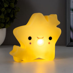 Фигурка светящаяся RISALUX «Звезда», LED-ночник, жёлтый, 14.5×3×12 см