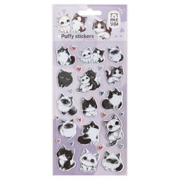 Наклейки объемные "Furrr" с блестками (MS_66573, MESHU) 10*23см