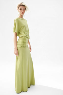 Maxivestido drapeado - H&m фото 3