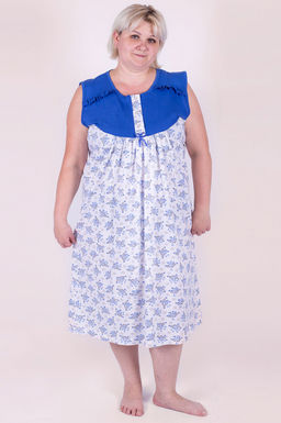 Арт. 6288 Ночная сорочка без рукав Цвет:ассорти