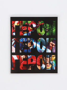 Цена за 20 шт. Тетрадь А5, 48 листов в клетку "Герои"