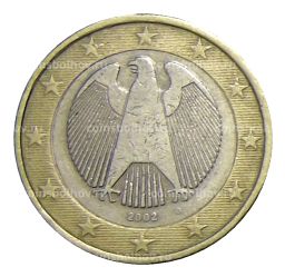 1 евро 2002 года G Германия