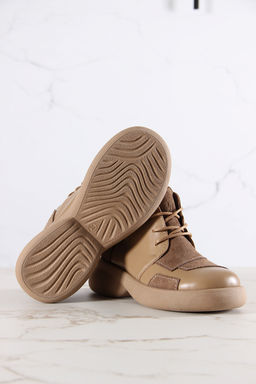 Ботинки 305.927ka.Круассан+коричневый капучино замша/шерсть