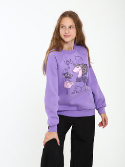 Толстовка "Дружба" лиловый