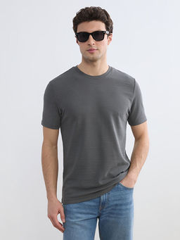 Bisiklet Yaka Penye Erkek Ti??rt