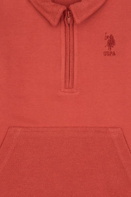 Erkek _ocuk G_l Kurusu Yar_m Fermuarl_ Sweatshirt - U.s. polo assn фото 3