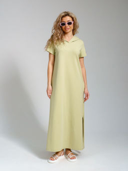 970 Платье-мантия"Олива"