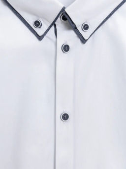 ACOOLA / Сорочка верхняя детская для мальчиков Potret белый  фото 3