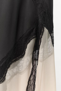 COMBINED LACE DRESS - Zara фото 9