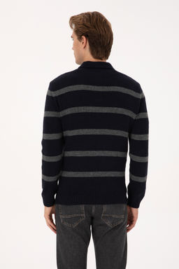 Erkek Regular Fit Polo Yaka Lacivert Kazak - U.s. polo assn фото 12