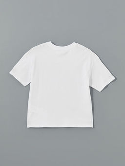 Bisiklet Yaka K?z ?ocuk Ti??rt