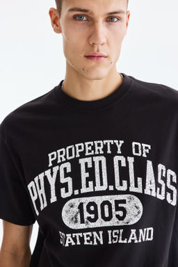 Camiseta con motivo estampado Loose Fit - H&m фото 28