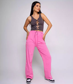 Спортивные брюки #КТ093 (1), розовый
