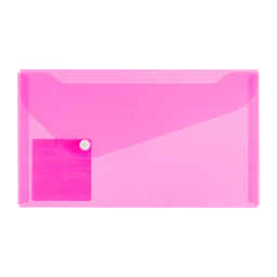 Expert Complete Trend NEON Папка-конверт с кнопкой travel 180 мкм волокно 12 шт. розовый EC211130113