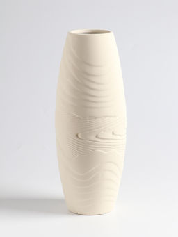 Ваза для цветов «Бего», классик, 27×9 см, керамика, бежевая