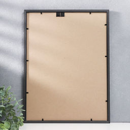 Фоторамка пластик "Радуга" 30х40 см, синий металлик (пластик)