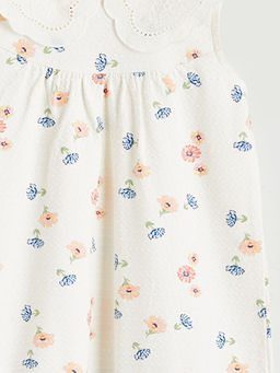 Bebe Yaka ?i?ekli K?z Bebek Tulum