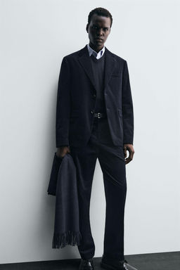 CORDUROY SUIT TROUSERS - Zara фото 5