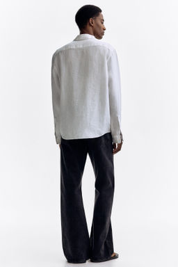 Camisa de lino Regular Fit - H&m фото 7