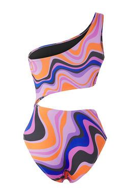 TRENDYOLMILLA Soyut Desenli Tek Omuz Regular Mayokini TBESS23MA00243 фото 17