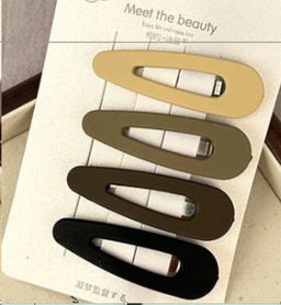 Заколка для волос 4 штуки / NSAF-36 /уп 20/