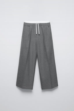 DOUBLE WAISTBAND TROUSERS