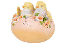 Фигурка декоративная 9,5*7,5*9,5 см "Цыплята и яйцо"