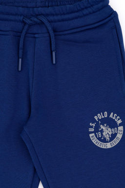 Спортивные штаны для мальчика U.S. Polo Assn цвета индиго  фото 4