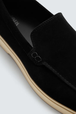 MOCAS?N PIEL CASUAL / Negro - Zara фото 3