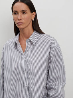 Рубашка в полоску - Emka фото 3