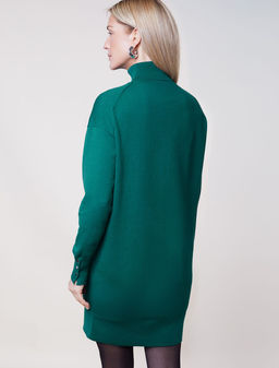 D32.108 Платье вязаное женское зеленый