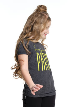 Футболка для девочки	 UD 2874 черный - Mini maxi фото 2