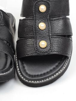 08-K18-A BLACK Сандалии женские (натуральная кожа) - Фабричный китай фото 14