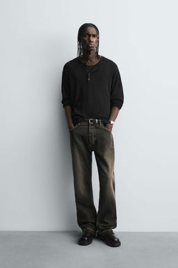 RELAXED FLARE FIT JEANS