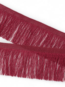 Бахрома одинарная, 6.5 см, 20 м±0.5, бордовая