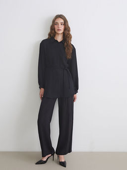 Beli Lastikli Geni? Pa?a Kad?n Pantolon