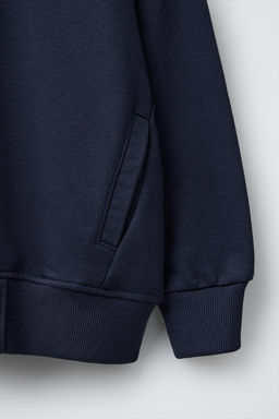 ZIP-UP SWEATSHIRT AND LABELLED BERMUDA SHORTS SET - Zara фото 6