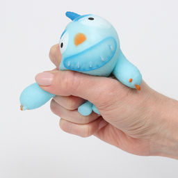 Цена за 12 шт. Антистресс сквиш мялка «Монстр», с пастой, в шоубоксе