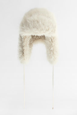 FAUX FUR AVIATOR HAT - Zara фото 3