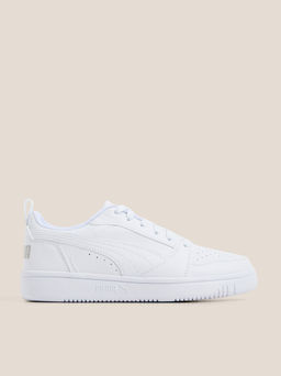 Детские кеды PUMA Puma Rebound V6 Lo Jr Артикул 4587255, белый