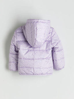 Kap??onlu Uzun Kollu K?z ?ocuk ?i?me Mont